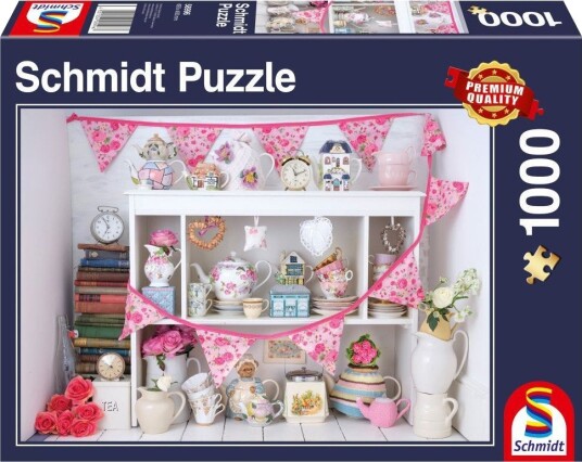 Schmidt Puzzles Puslespill 1000 Brikker Tea Time