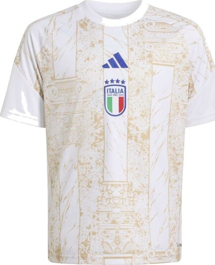 Italia Trenings T skjorte Pre Match Barn adidas størrelse 176 cm