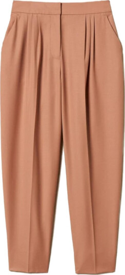 Twinset Dame Bukser Brun 2XL,