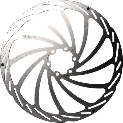 BBB PowerStop 203 mm 6-Hulls Bremseskive Med Indikator BBB PowerStop 203 mm 6-Hulls Bremseskive Med Indikator