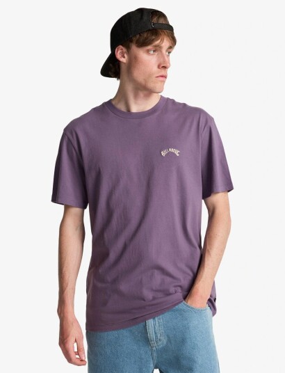 Billabong Arch Crew Ss Purple XS Billabong Arch Crew Ss Purple XS