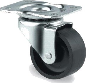 Tente 1430POI032P6038 Leddhjul 4-pakning, nylon 30 mm, Garasjeinnredning & oppbevaring