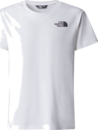 The North Face T skjorte Vertikal grafikk Hvit The North Face 18 20 år T skjorte