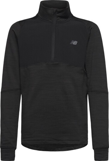 New Balance Heat Grid 1/4 Zip Black 128 New Balance Heat Grid 1/4 Zip Black 128