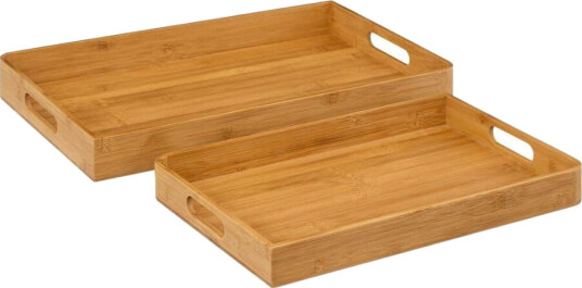Northix Bretter med bambus sett 2 stk