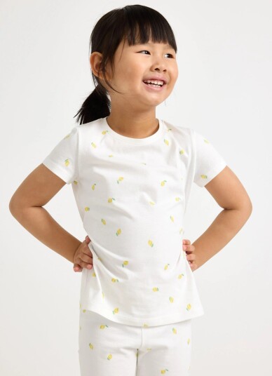 Lindex Short Sleeved Top White 110