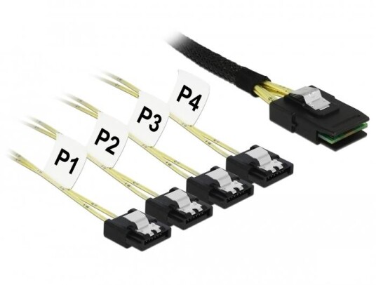 Delock SATA/SAS Kabel 1 m