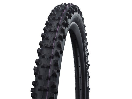 Schwalbe Dirty Dan Folding Tire (60-584) Black, Addix Ultra Soft, Hookless:Compatible, Psi Max:50 Psi, Casin Super Downhill, Weight:1260 G