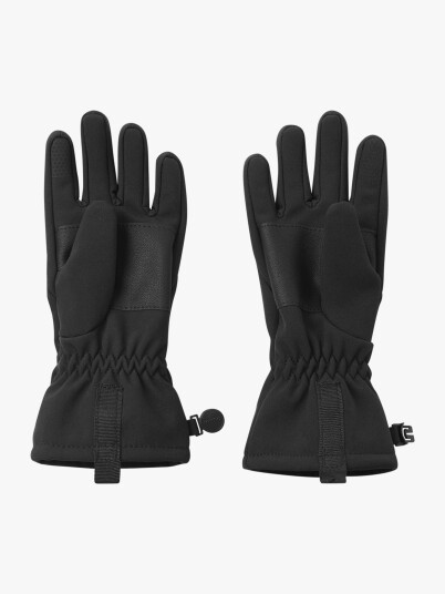 Reima Black Tehden Black Softshell Hansker 4