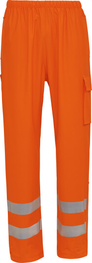 Elka Securetech Multinorm Synlig Pu Arbeidsbukse - Hi-Viz Oransje - S