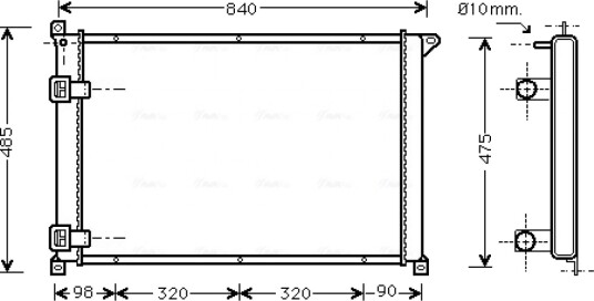 Radiator AVA Clever Choice RTA2257
