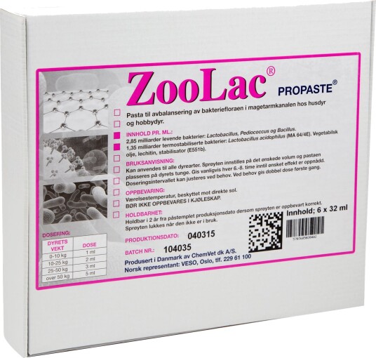 Zoolac Propaste 6X32 ml Zoolac Propaste 6X32 ml