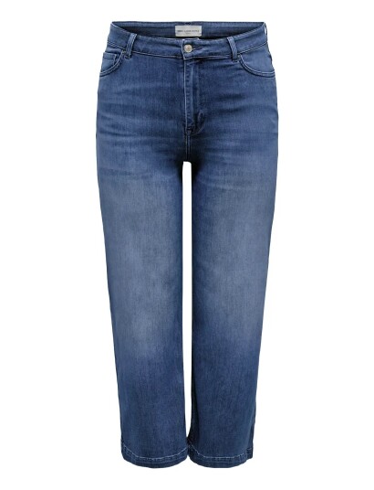 ONLY Carmakoma Carwilly Hw Crop Wide Rea096 Blue 46 x 32