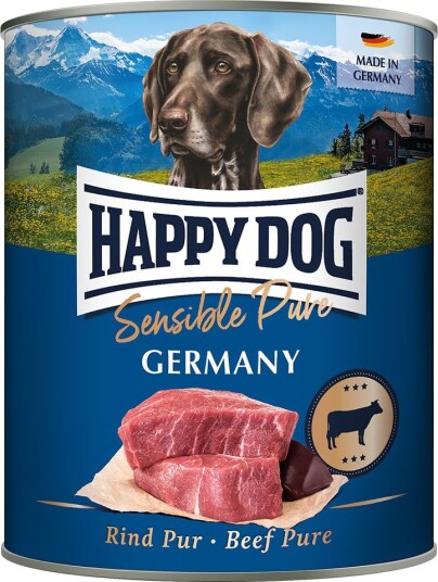 Happy Dog Våtfôr Sensible Pure Tyskland Okse 6 X 800 G