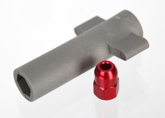 Traxxas 5526R Antenna Crimp Nut Red