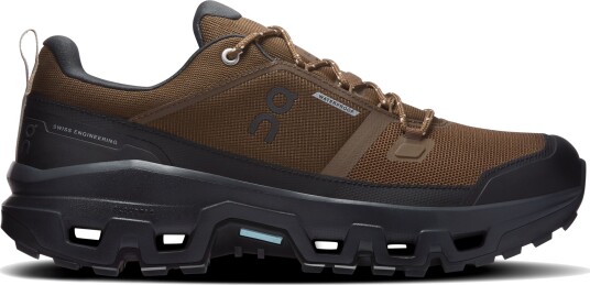 On Men"s Cloudrock Low Waterproof Earth/Black 40.5