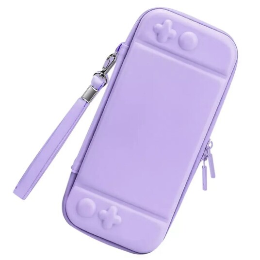 INCOVER Nintendo Switch / Switch OLED Oppbevaringsskall med Glidelås - Lilla