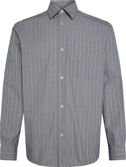 Annarr Anraslund Dobby Ls Shirt Grey L Annarr Anraslund Dobby Ls Shirt Grey L