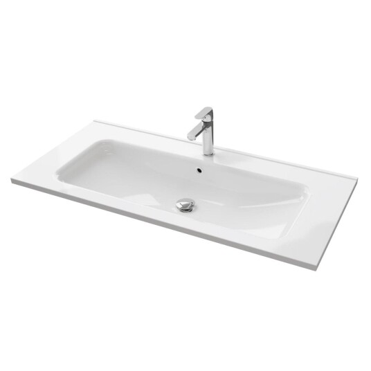 Vikingbad INA D46 Thin Møbel B60-180cm - H2cm Hvit 100cm Vikingbad INA D46 Thin Møbel B60-180cm - H2cm Hvit 100cm