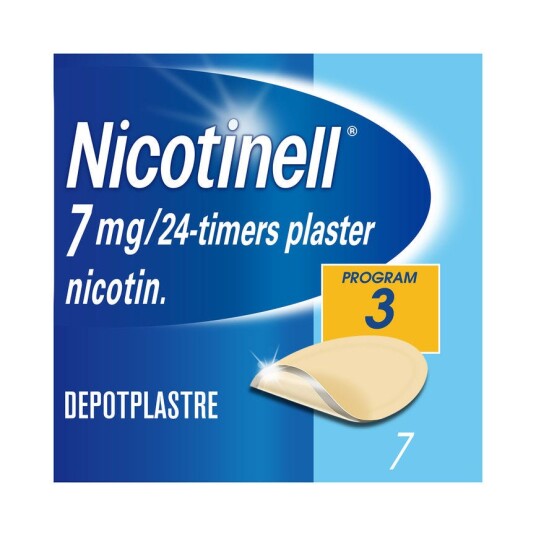 Nicotinell depotplaster 7 mg/24 timer 7 stk Nicotinell depotplaster 7 mg/24 timer 7 stk