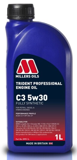 Motorolje MILLERS TRIDENT PROFESSIONAL 5W30 1L