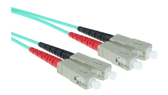 Act 5 Meter Lszh Multimode 50/125 Om3 Fiber Patch Cable Duplex With Sc Connectors. Sc-Sc 50/125 Om3 Dup 5.00M (Rl3605)