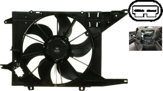 MAHLE CFF 327 000S Kjølevifte MAHLE CFF 327 000S Kjølevifte