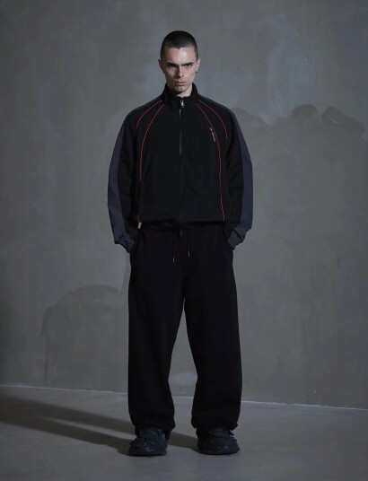 HAN Kjøbenhavn Technical Logo Jacket Black 48