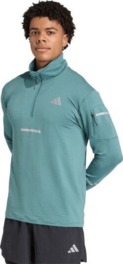 adidas Adi365 Warm Half Zip Løpetrøye Herre Blå S