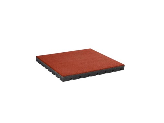 Fallmatte 30mm EPDM Rødbrun 50x50cm