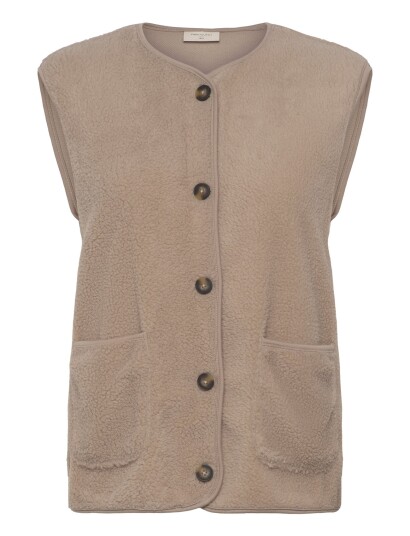 FREE/QUENT Fqteddy Waistcoat Beige XL FREE/QUENT Fqteddy Waistcoat Beige XL