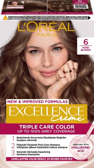 L'Oréal Paris Excellence Crème 6 Dark Blonde L'Oréal Paris Excellence Crème 6 Dark Blonde