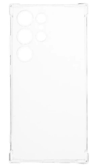 INCOVER Samsung Galaxy S24 Ultra Plast Deksel - Gjennomsiktig