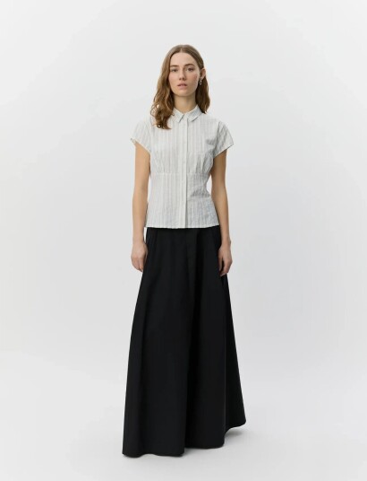 Sofie Schnoor Lilyansw Striped Slim Fit Shirt   White   42