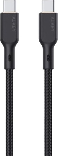 Aukey Usb-Kabel Aukey Cb-Kcc101 Usb-C Til Usb-C-Kabel 1M Svart Aukey Usb-Kabel Aukey Cb-Kcc101 Usb-C Til Usb-C-Kabel 1M Svart