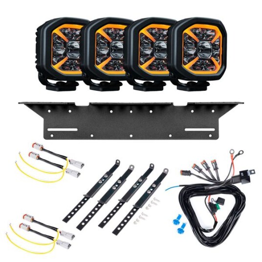 Ekstralys Strands Siberia X 4   Rund / 11 cm / 60W   4 stk   Komplett pakke