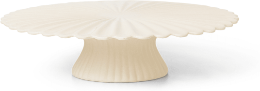 Ferm Living Fountain kakefat Ø31 cm Off white