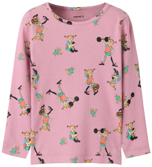 Name It Genser NmfAra Pippi Slim Syrin Name It 3 år (98) Genser Rosa