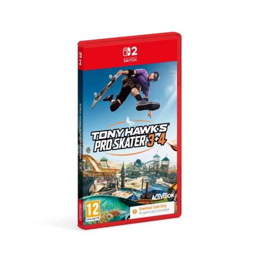 Tony Hawk"s Pro Skater 3 + 4   Code in Box Switch 2