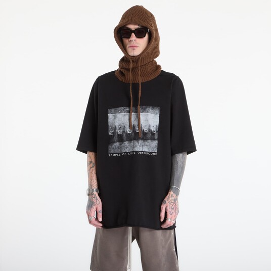 T skjorte Rick Owens DRKSHDW Jumbo Ss T Shirt Black/ Milk M