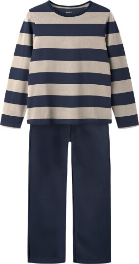 Name It Pysjamas   2 Deler   NkmRobbiq   Navy Blazer/Islandsk fo   Name It   11 år (146)   2 delt nattøy Beige Blå Marineblå