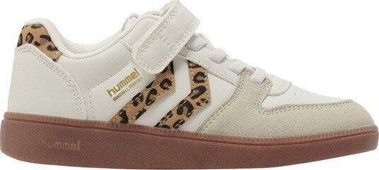 Hummel Innesko Håndball Perfekt SP Jr Bright White/Java Hummel 36 Sko Beige Brun Hvit