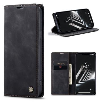 iPhone 15 Caseme 013 Series Lommebok-deksel Svart