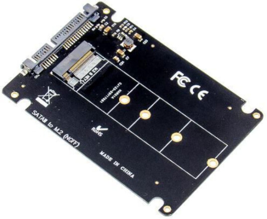 MICROCONNECT 2.5" SATA to M.2 B Key MICROCONNECT 2.5" SATA to M.2 B Key