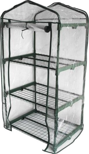 Green It Mini drivhus med hyller 69 x 49 x 124 cm Green It Mini drivhus med hyller 69 x 49 x 124 cm
