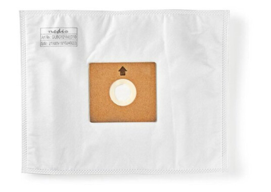 Nedis Støvsugepose  10 stk.  Syntetisk  Mest solgt for: Nedis® VCBG300-Series  Hvit