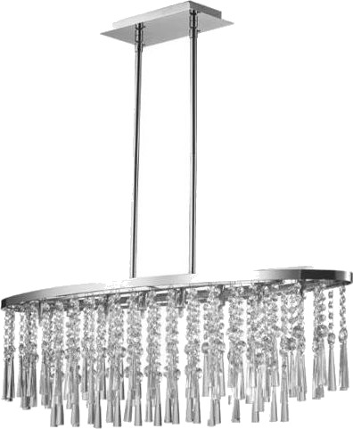 Hengelampe Spotlight Krom Over Spisebord Spotlight Luxoria 9028828
