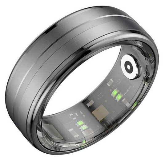 Colmi R06 Smart Ring Størrelse 9 Svart med 21 Sportfunksjoner