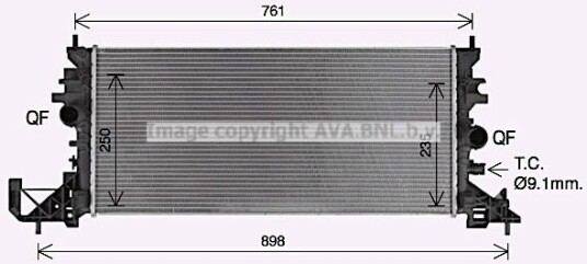 Radiator AVA Clever Choice OL2703