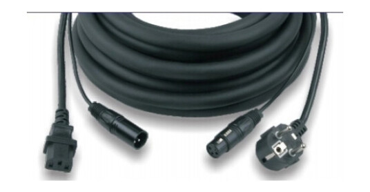 Soundsation PF200-20 Kabel for aktiv høyttaler 20m Signal + nett